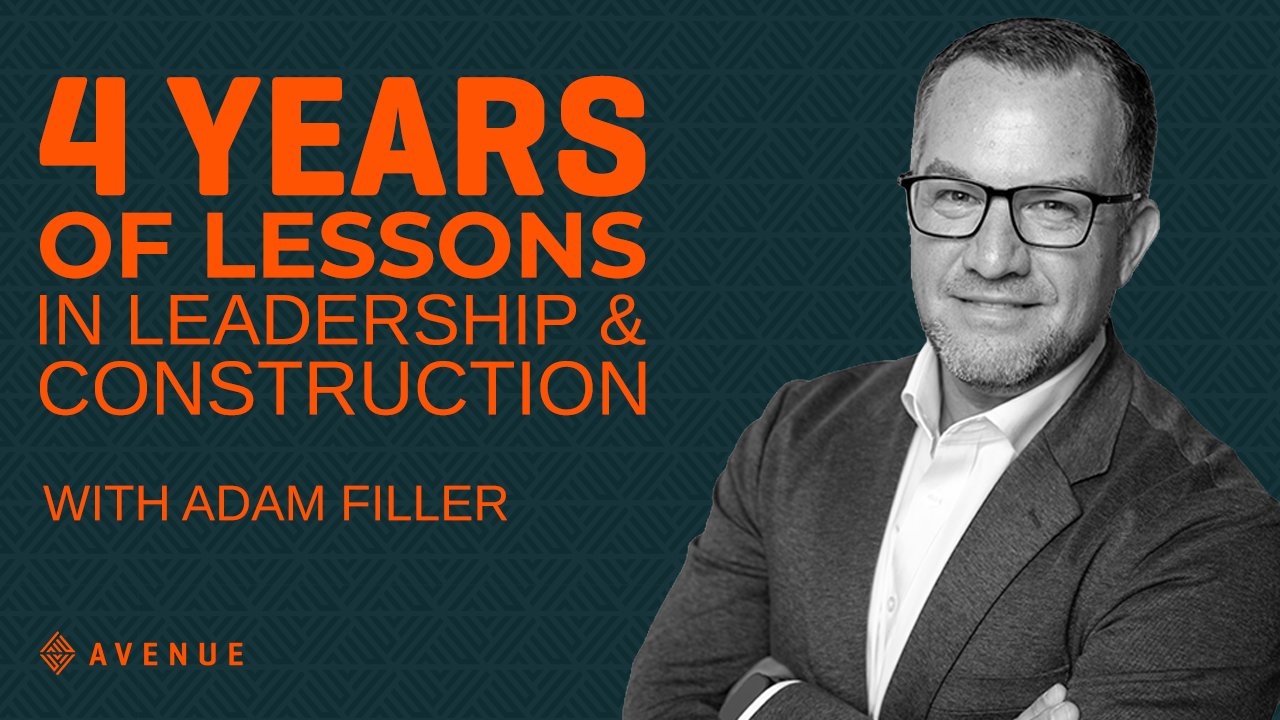 Four Years of Lessons in Leadership and Construction